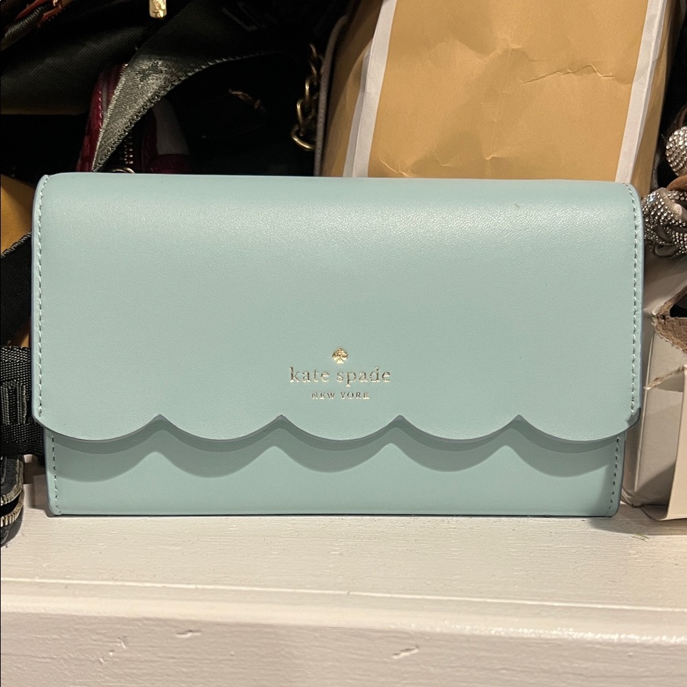 Kate Spade Mint Green Clutch